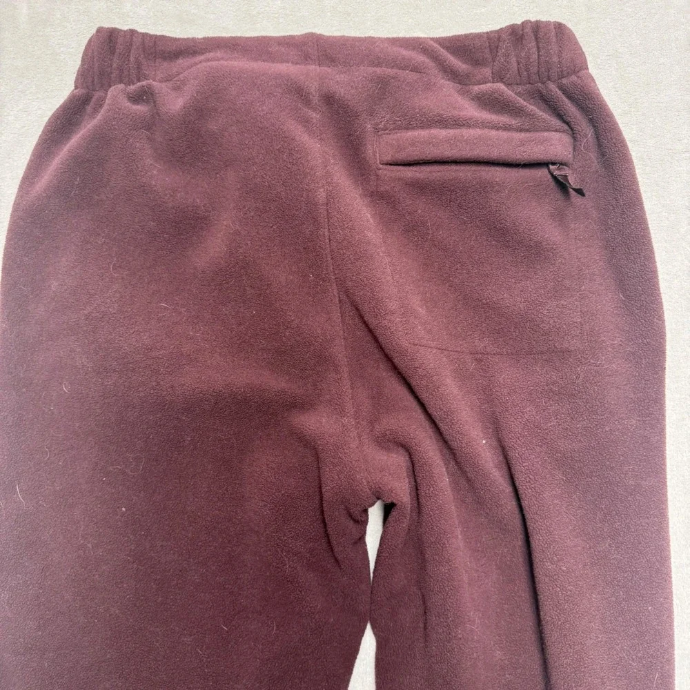 Nike SB Mens Polar Fleece Joggers Burgundy Maroon Belted Pants AQ8037-652 L